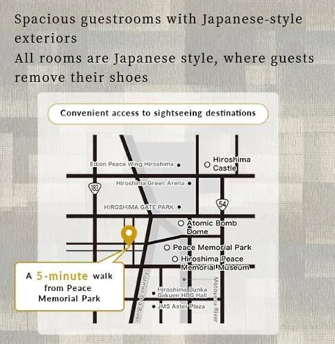 Grand Base Hiroshima Peace Memorial Park Aparthotel 3*,